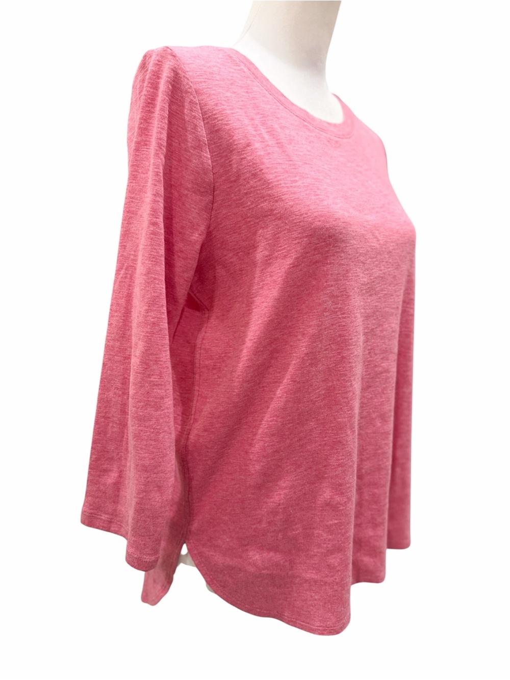 Tommy Bahama Ashby Isles Rib 3/4 Sleeve Tee Pink Heather Crewneck M NWT - Picture 9 of 12